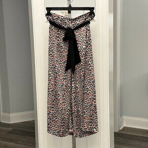 NWT Zara Sz S Fantastic Leopard Print Longer Length Skirt